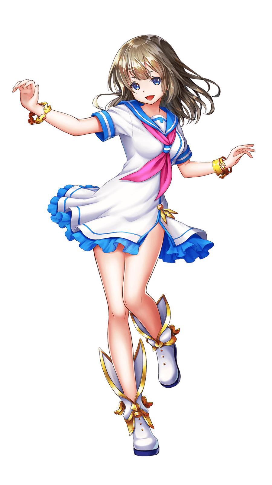 Louiscecileの代表的なキャラクター。私たちのサービスの精神と情熱を示すイラスト。